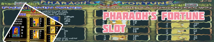 Pharaohs fortune slot machine
